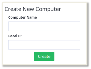 Create New Computer