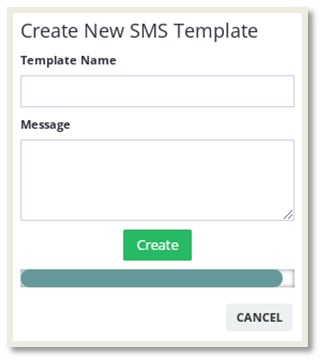 Create New SMS Templates